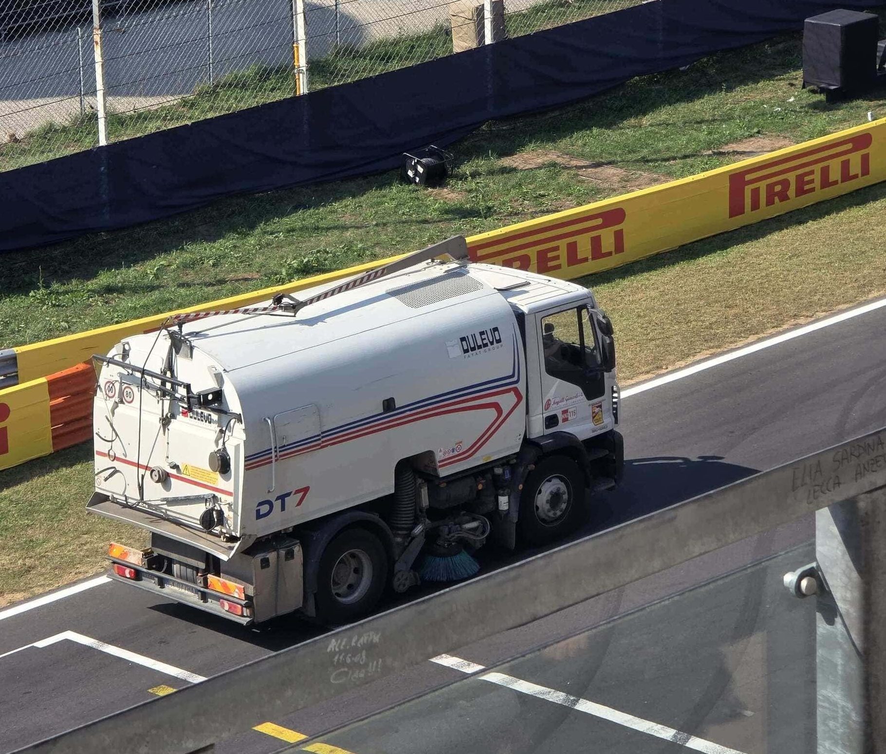 Spazzatrice Sangalli in azione a Monza